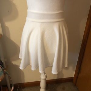 White Skater Skirt